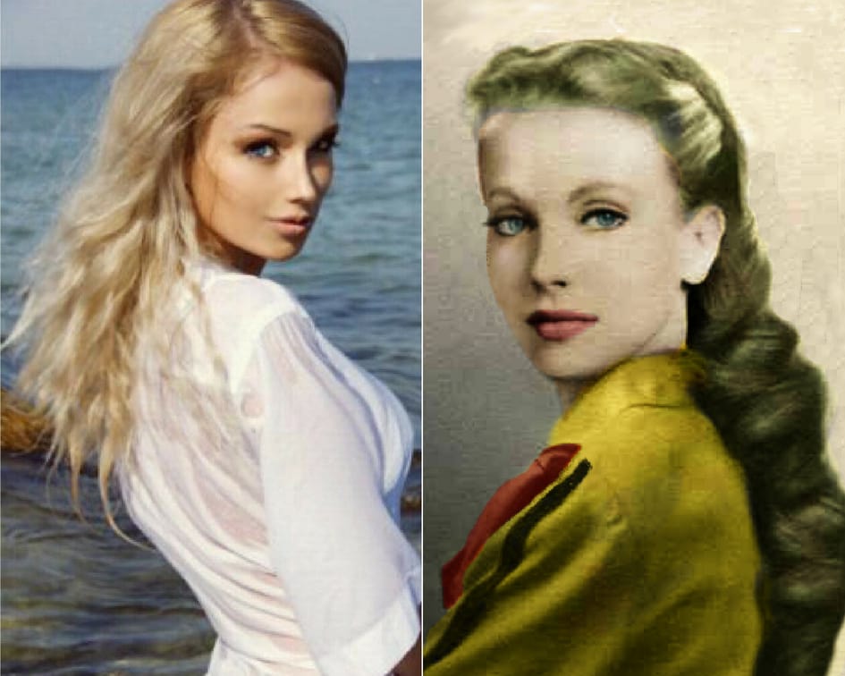 Left: Valeria Lukyanova Right: Maria Orsich