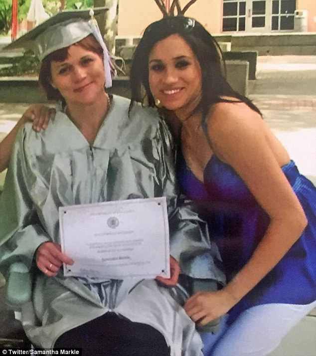 Samantha Markle and Meghan Markle (Facebook)
