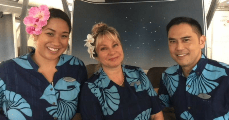 Hawaiian Airlines flight attendants praised after mistakenly thinking Asian man traveling with 3 Caucasian women was a trafficker