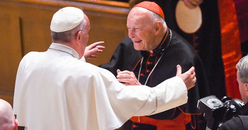 Pope accepts resignation of former top US cardinal after accusations he abused a teenager in early-1970s