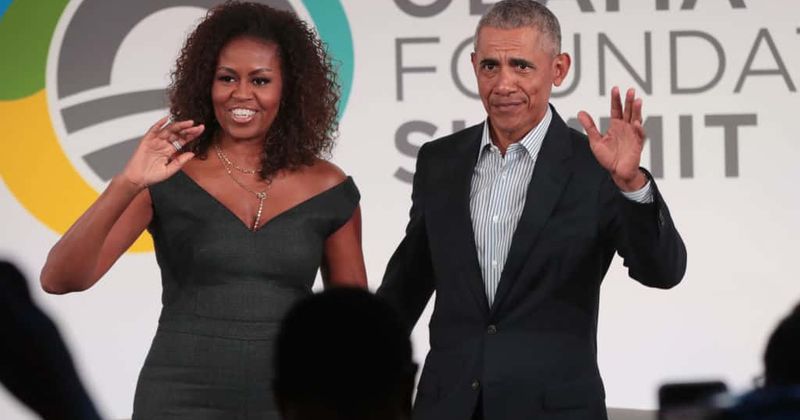 Groovy! Video footage emerges of Barack and Michelle Obama getting their swerve on at Beyoncé and Jay-Z's concert