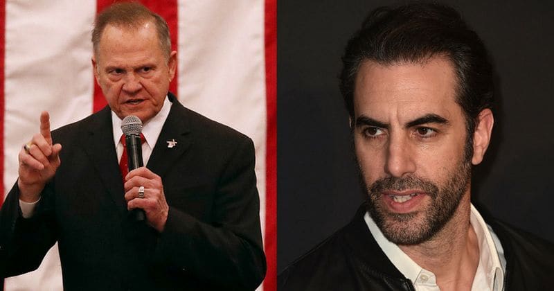 'Who is America?': Sacha Cohen Baron uses 'pedophile detecting wand' on Roy Moore