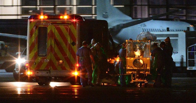 Ebola scare sends Denver hospital on lockdown as hazmat teams rush in to check deadly virus