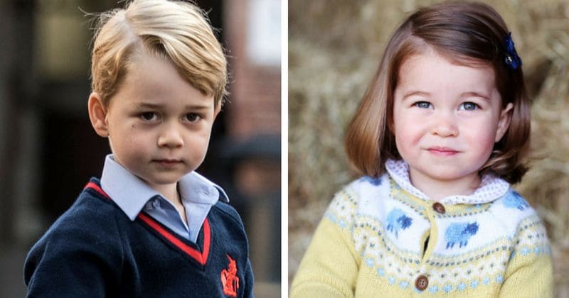 Prince George now has to bow to the Queen, but Princess Charlotte does not