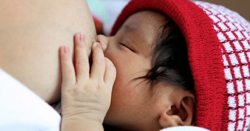 Babies should be breastfed within an hour after birth to give them lifelong health benefits