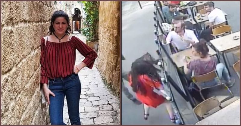Thug punches woman in Paris after she objects to his wolf whistling