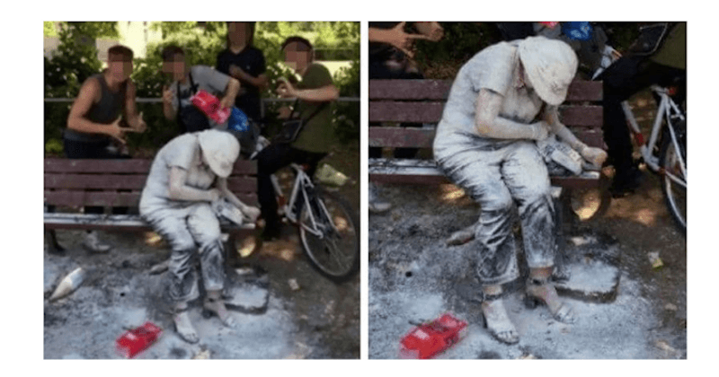 Teenagers who covered disabled woman in flour and eggs given police protection, fearing retaliation