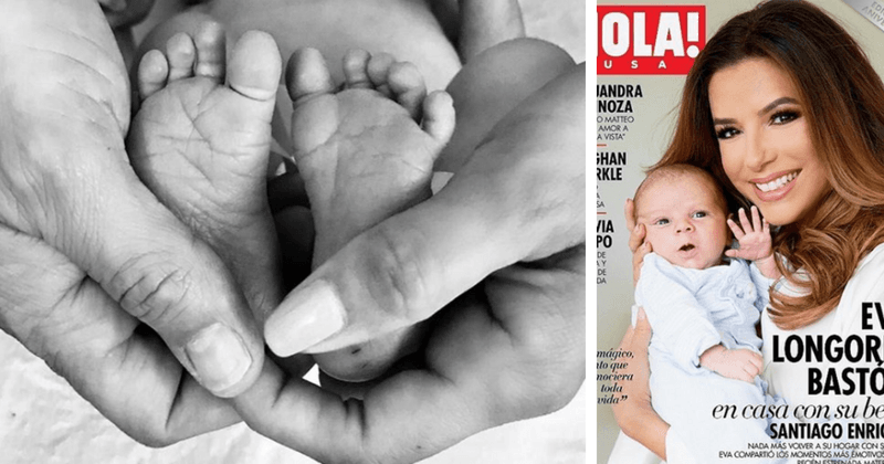 Eva Longoria appears on cover of magazine with her newborn son and it's just too cute
