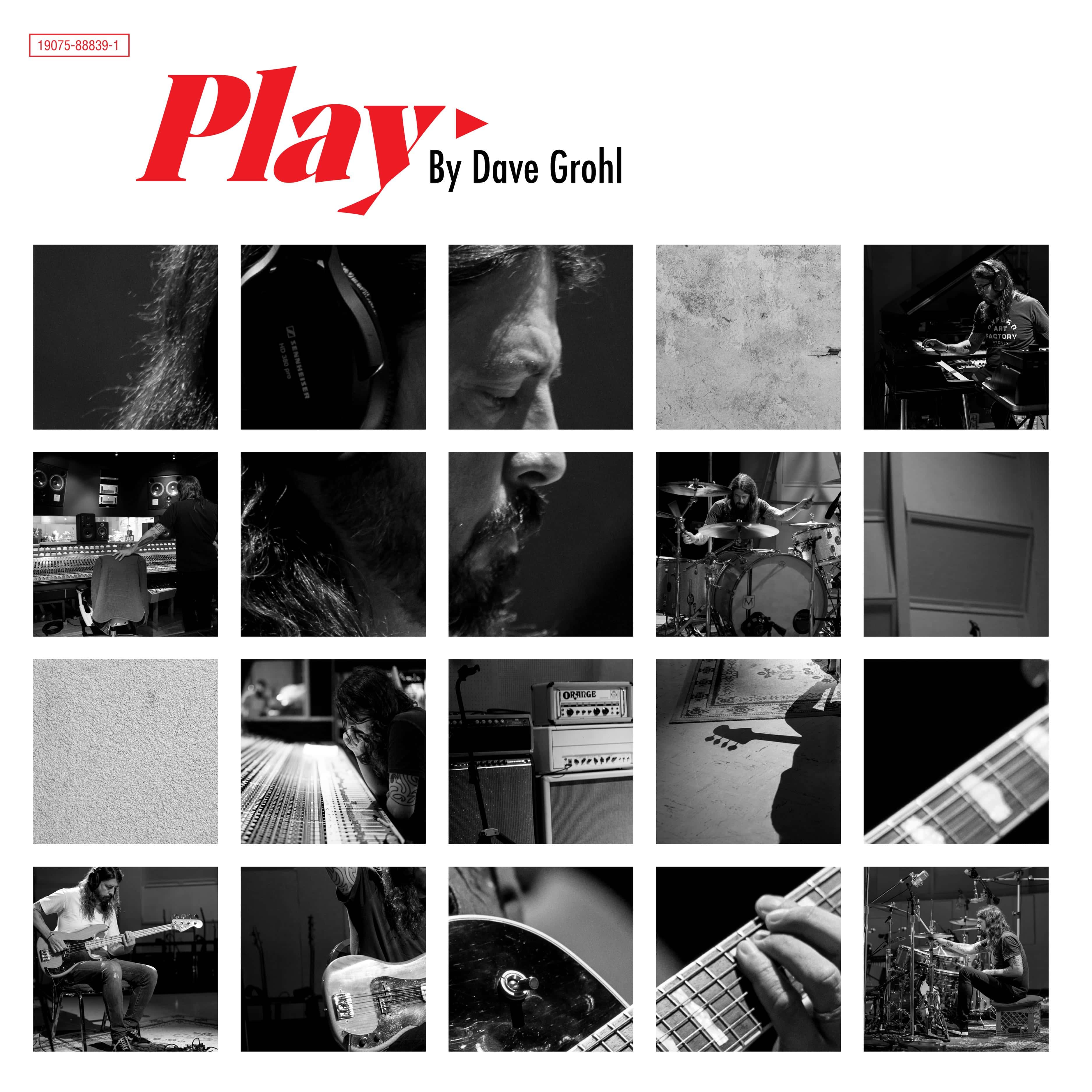 Cover art for Dave Grohl's 'Play'.