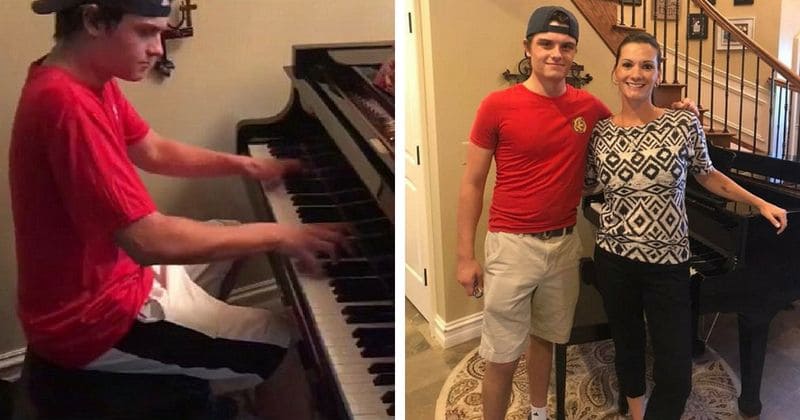 Watch: Pizza delivery boy belts out Beethoven masterpiece leaving family speechless