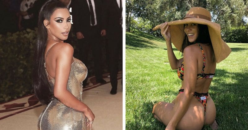 How shallow! Kim Kardashian says sister Kourtney is the 'least exciting to look at'