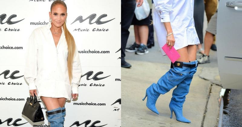 Jennifer Lopez's Versace denim boots: Bold fashion statement or fodder for trolls?