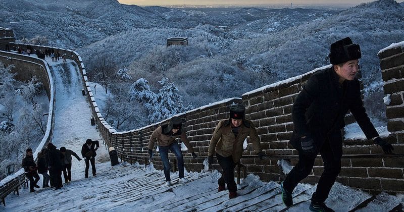 Great Wall of China: Newly constructed section of iconic structure collapses after heavy rainfall while ancient wall stands firm