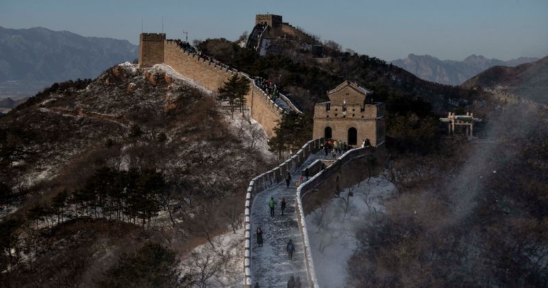 Great Wall of China: Newly constructed section of iconic structure collapses after heavy rainfall while ancient wall stands firm
