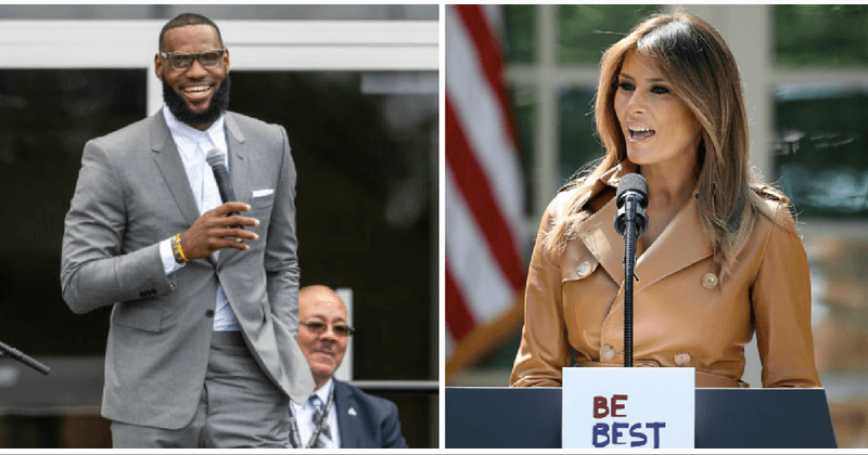 No victim left behind: Melania Trump defends LeBron James after President Trump's appalling "dumb" tweet