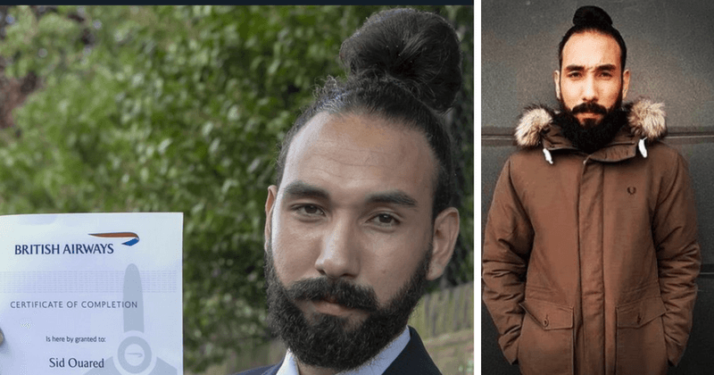 BUN RAP: British Airways in sexism row after employee says he was sacked for sporting hipster hairdo