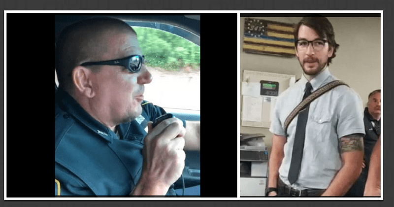Watch: Touching moment when police officer's son surprises him during final radio call