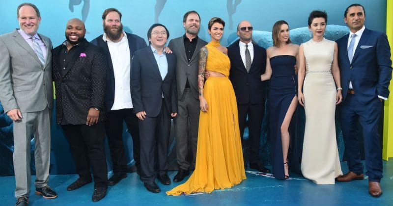 VIDEO: The Meg Hollywood premiere sees the stars shine bright on the blue carpet