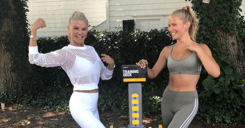 Christie Brinkley and daughter Sailor twin hard in sexy workout gear