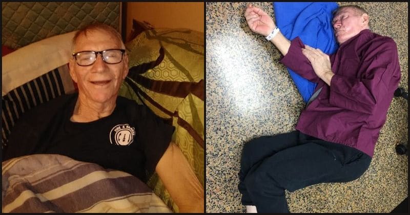 War veteran with pneumonia passes out on hospital floor after being refused bed for not being 'sick enough'