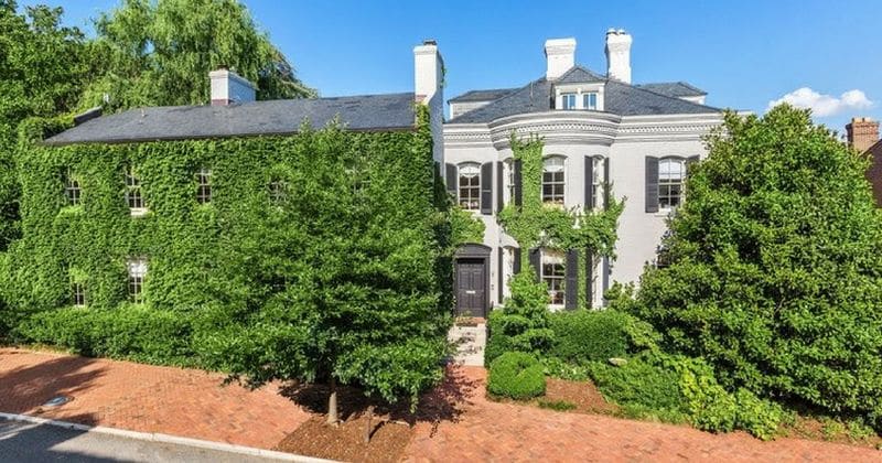 PICS: Ted Kennedy's Georgetown estate, where deals were made and political fates sealed, is on the market for $22 million