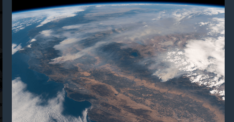 California wildfires have grown so massive they can be seen from outer space!