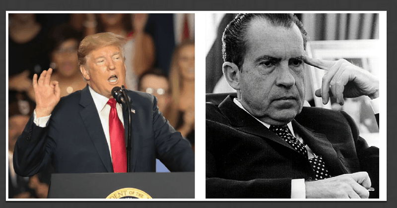 New poll reveals Donald Trump is as strongly disliked as Richard Nixon was JUST BEFORE he resigned as president