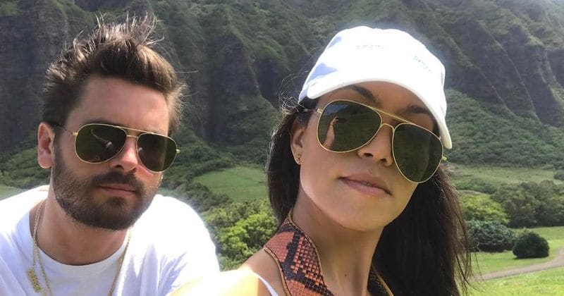 Kourtney Kardashian cozies up with ex Scott Disick a week after split from Younes Bendjima