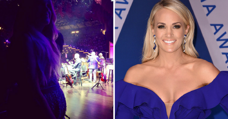 Carrie Underwood shows off baby bump number two in adorable Instagram post