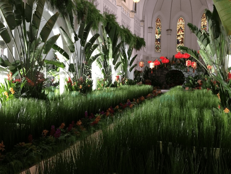 The set of the $40 million wedding (Courtesy of Warner Brothers Films)