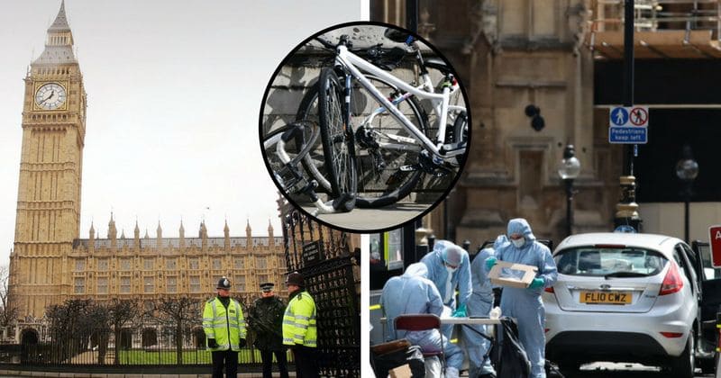 Driver rams car into security barriers outside UK parliament in suspected 'terrorist' attack