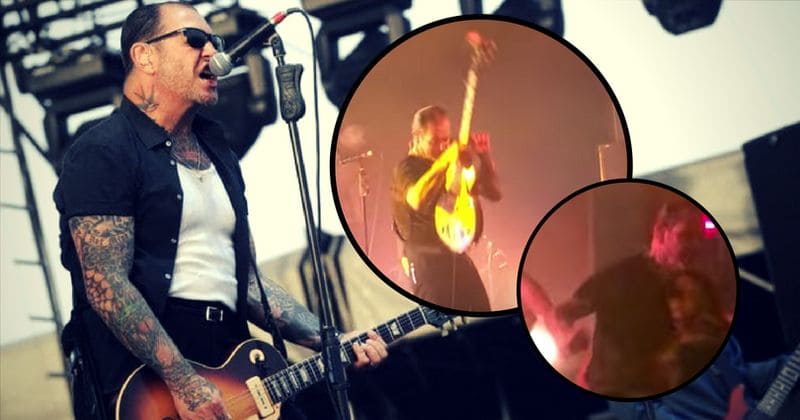 Watch: Trump supporter 'punched in the head' by frontman of punk rock band during concert