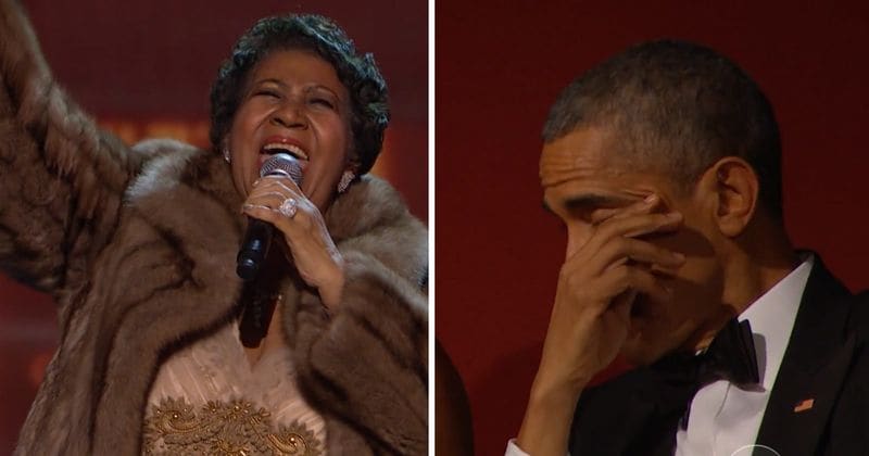 Tears, cheers, and RESPECT: The amazing bond between a 'divine' Aretha Franklin & Barack and Michelle Obama