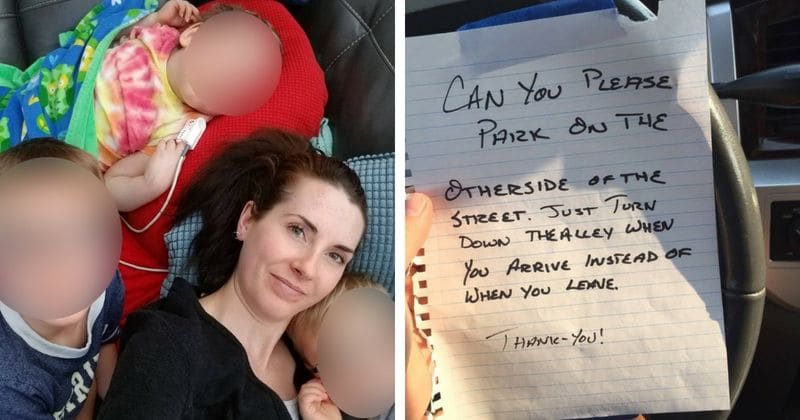 Mother of five-year-old suffering from fatal disease constantly harassed by neighbors over medics occupy parking spaces