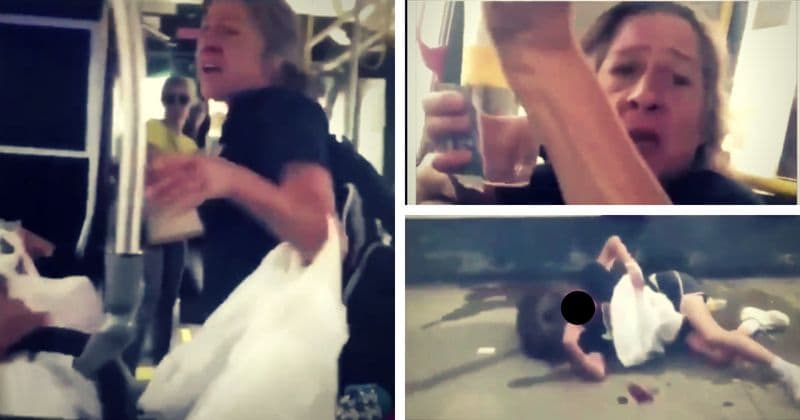 Racist woman who was severely beaten after using N-word on Metrobus is now hospitalized