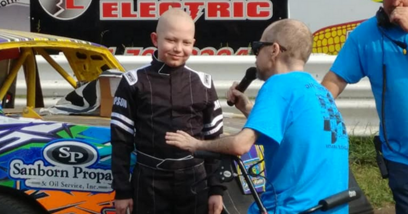 11-year-old dying from leukemia asks for racing stickers to cover his casket and the response is overwhelming
