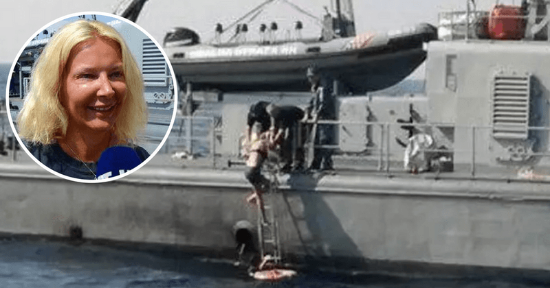 Woman who survived 10-hour in Adriatic Sea after falling from ship may have jumped, claims crew member