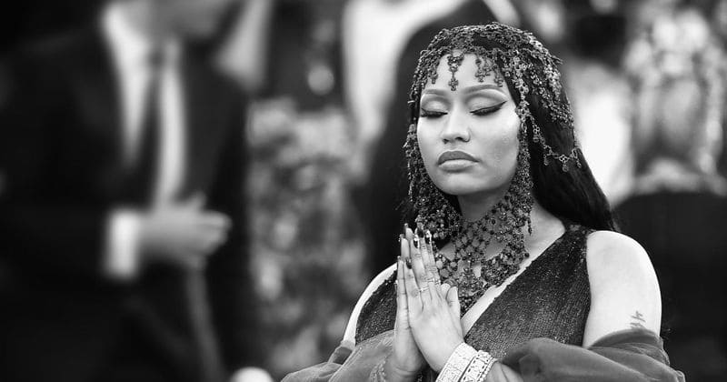Nicki Minaj shares her Vogue Arabia pictures on social media and it's breaking the internet