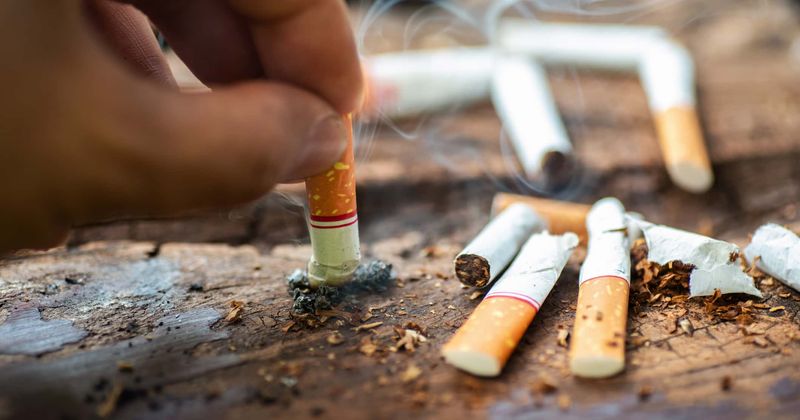 Smoking toddler with two-packs-a-day habit quits after being given year's supply of milk and biscuits
