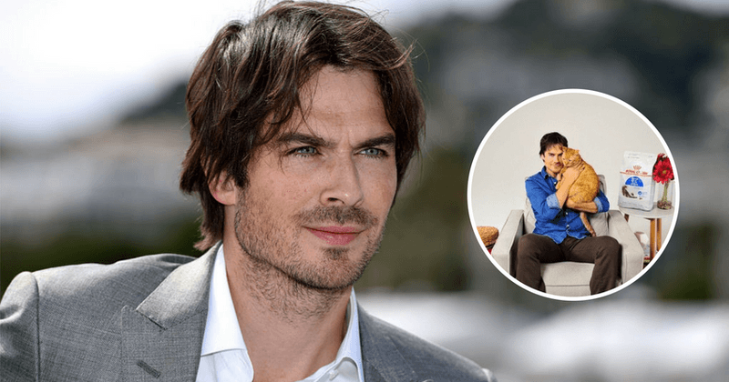 Actor Ian Somerhalder promotes cat welfare with sweet social media post