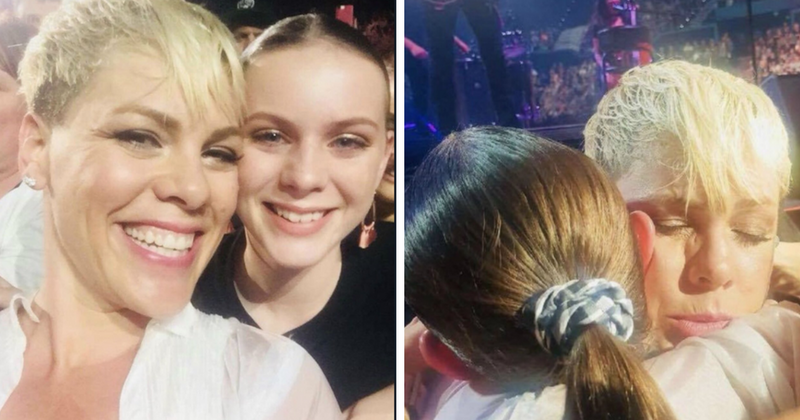 'Everything’s going to be okay': Pink stops concert midway to comfort grieving teen who lost her mother