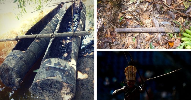 Unknown Amazonian tribe with no contact with civilization captured in stunning drone footage