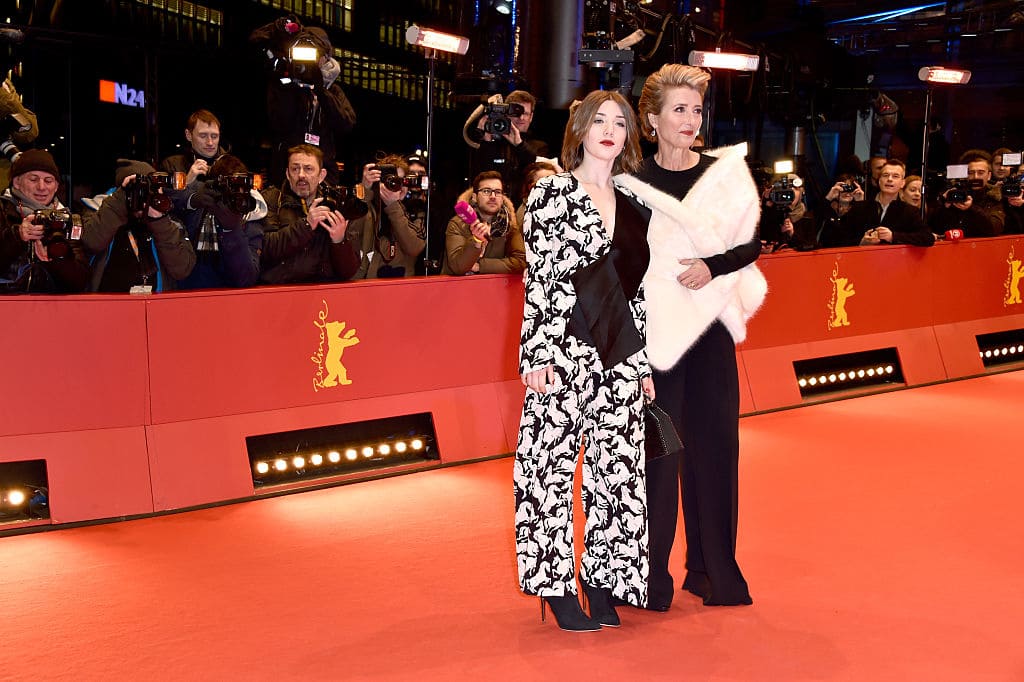 Gaia Wise (18) along with her mother Emma Thompson. (Image Source: Pascal Le Segretain/Getty Images)