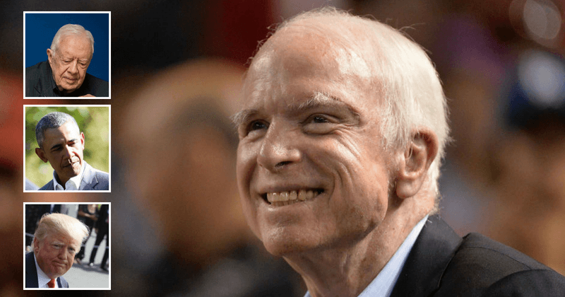 Tributes pour in from across the political aisle for John McCain