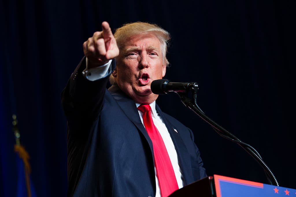 Trump, who received serial deferments and did not serve in the military, said that McCain was "a war hero (only) because he was captured" (Getty Images)