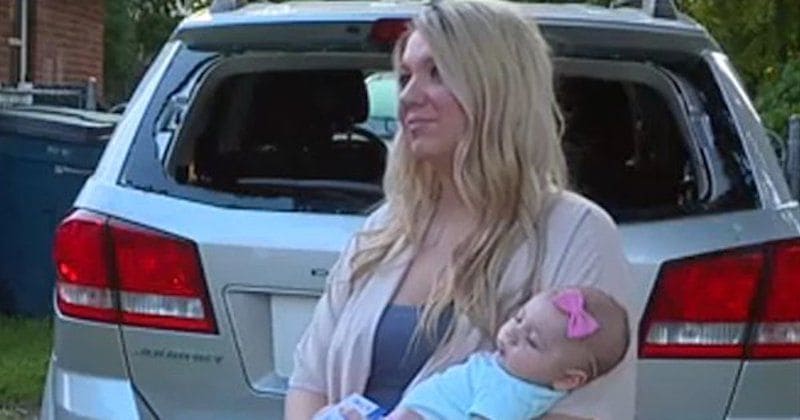 Michigan mother breaks into her own car to rescue locked baby after 911 refused to send help