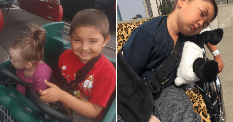 Autistic six-year-old beaten up by bullies after he stopped them from picking on his friend