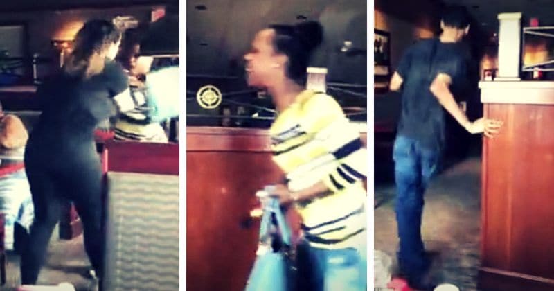 Enraged mother smashes glass over server's head after she 'disrespects' disabled son at restaurant
