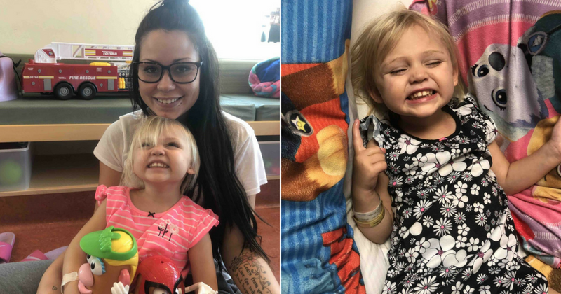 Two-year-old girl left paralyzed after falling on drinking glass while playing at grandparents' house