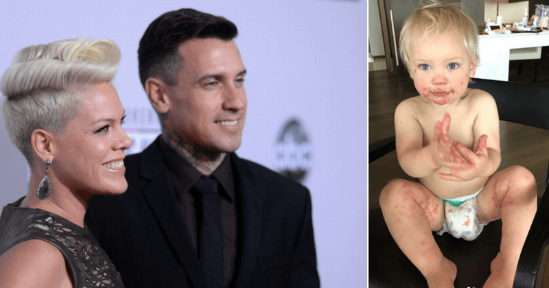 Pink's husband takes son with hand, foot and mouth disease to restaurant, gets slammed by diners scared of being infected